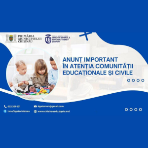 18 februarie 2026 – procesul educațional se va desfășura în regim online!